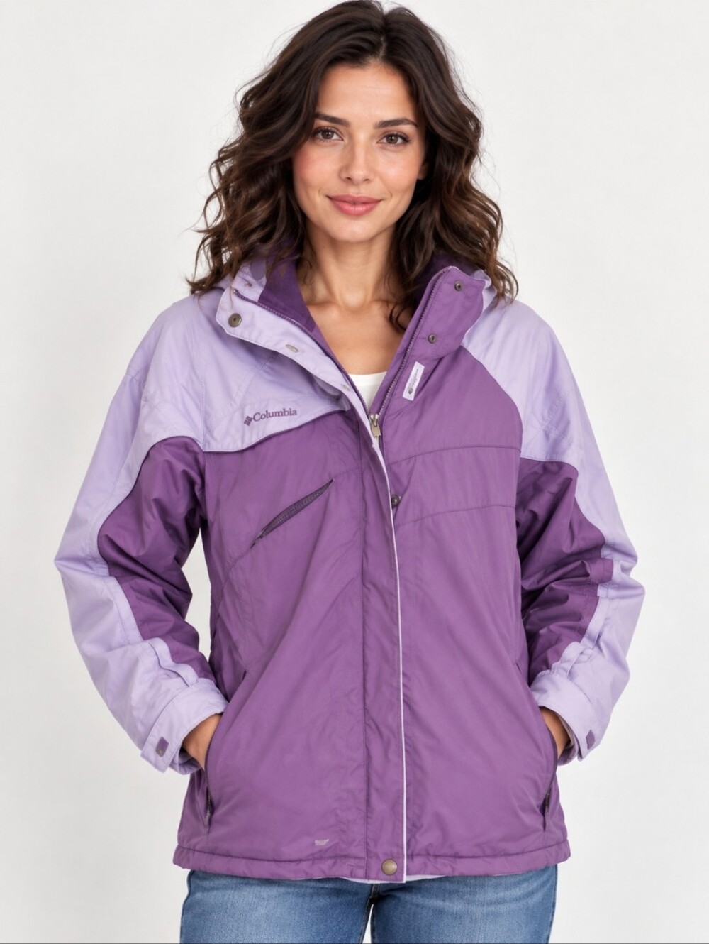 Columbia Sportswear Purple Hooded Jacket